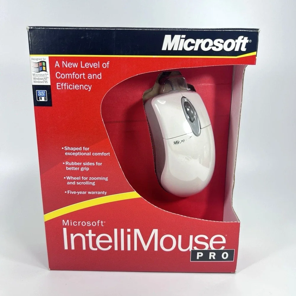 Microsoft IntelliMouse PRO Open Box‎  for Windows 1998